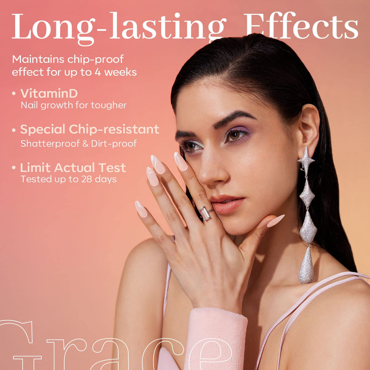 Modelones Dip Powder Nail Art Translucent Sheer Nude Color, 28 Long-Lasting Build Powder Salon DIY at Home No Lamp Cured