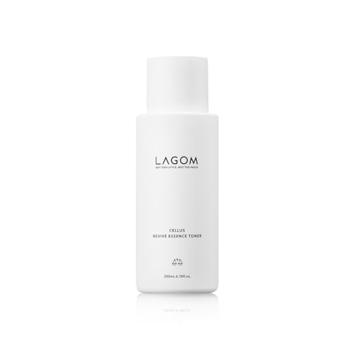LAGOM Cellus Revive Essence Toner for Natural Replenishment with 3-Layer Hyaluronic Acid,Face Calming, Soothing, All Skin 6.76 Fl Oz