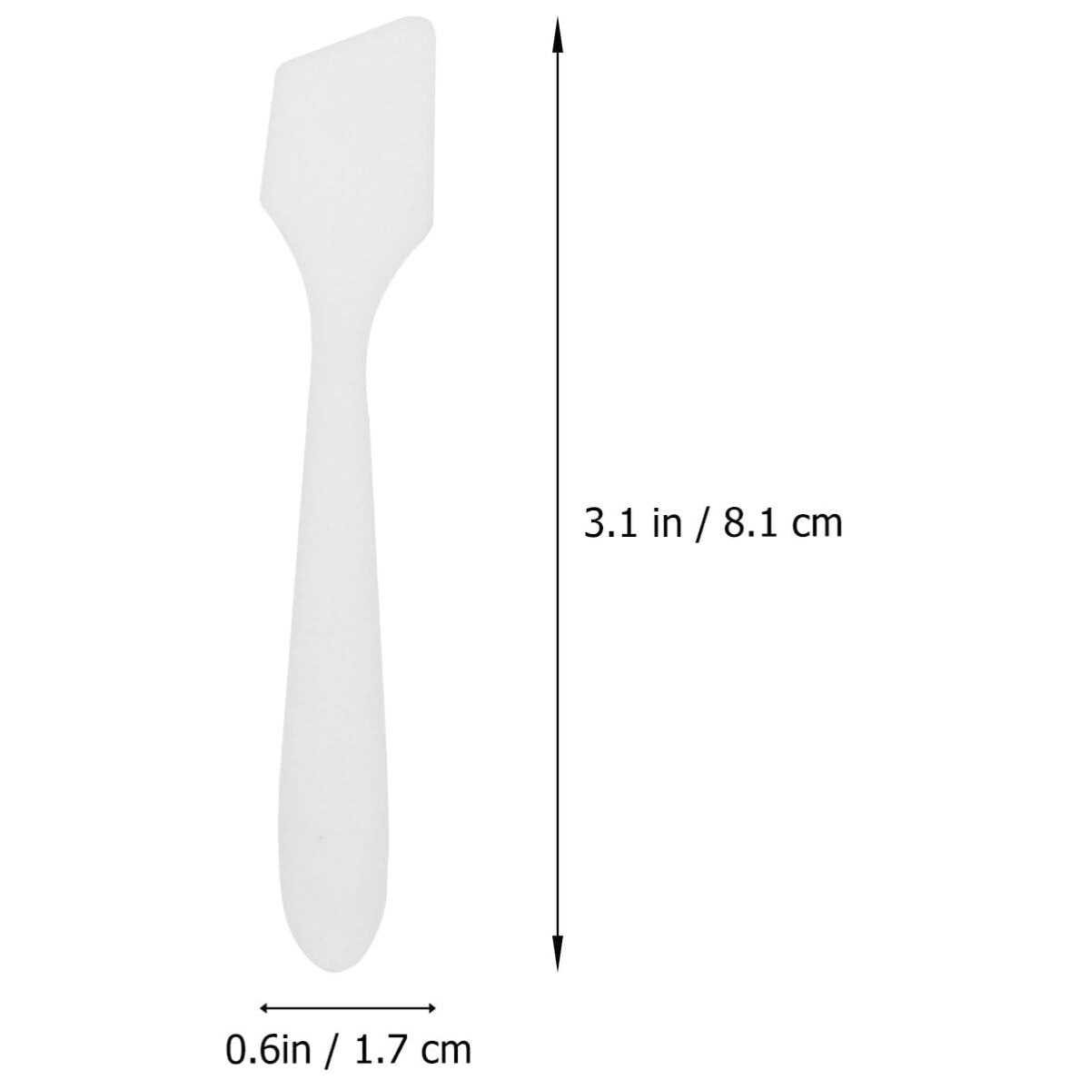 100pcs Face Cream Scoop Makeup Scoop Makeup Spoon Cosmetic Scoop Cosmetic Spatula Face Mask Scoop Face Cream Spatula