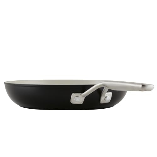 KitchenAid Hard Anodized Ceramic Nonstick Cookware Pots and Pans Set, 9 Piece - Matte Black