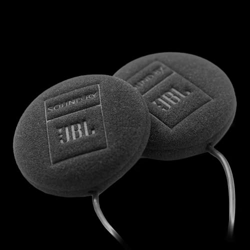 Cardo 45mm Audio Set, Works with Most Helmet Communicators (Single Pack), Black
