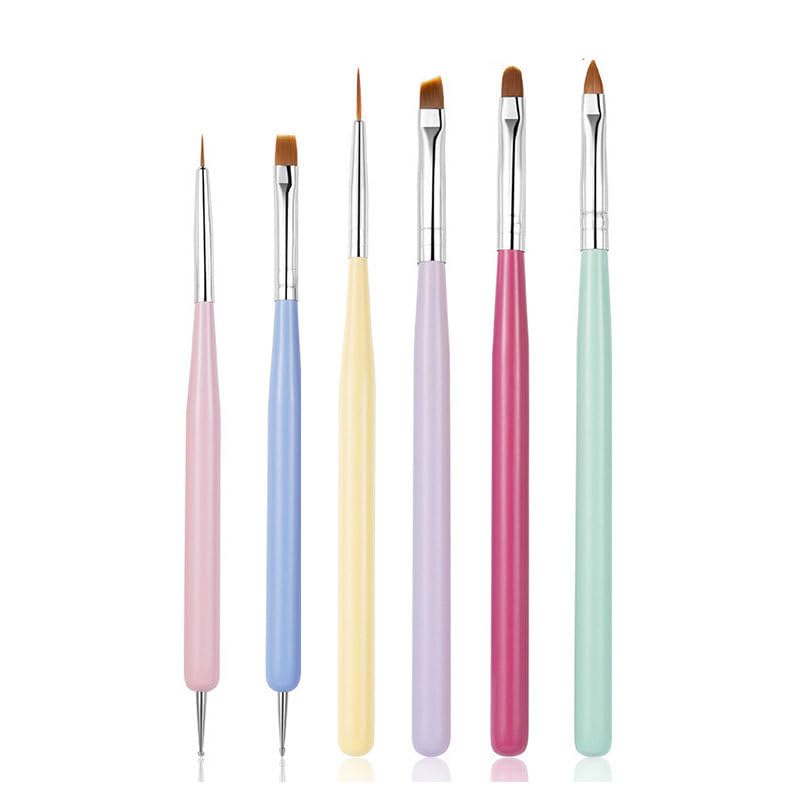 Nail Art Sculpture Pen: Silicone Nail Art Brushes for Gel, Acrylic Nails, Foil Carving, Drawing & Shaping – Ideal Nail Art Tools for Home and Salon Use