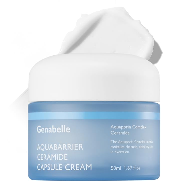 Revitalize & Nourish: Aquabarrier Ceramide Capsule Cream - Intensive Hydration & Skin Barrier Repair | 72-Hour Moisture Lock, Dermatologist Tested, 1.69 fl Oz