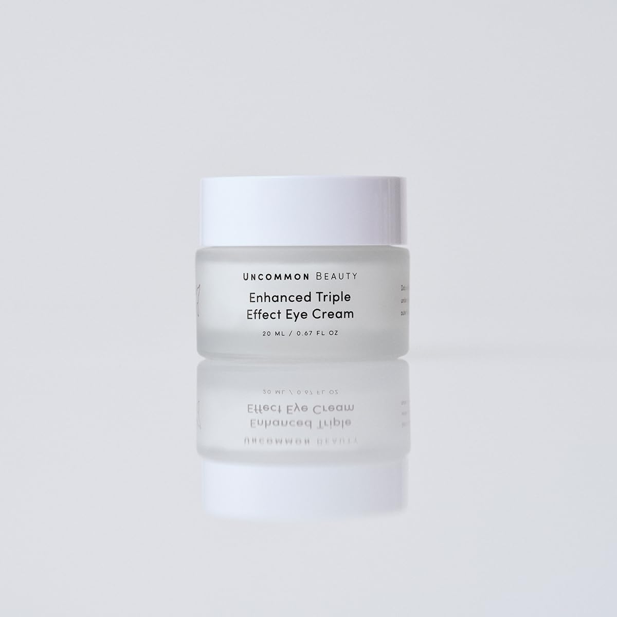 Enhanced Triple Effect Eye Cream - Reduces Fine Lines, Wrinkles, and Dark Circles - Anti-Aging, Depuffing, and Hydrating - All Skin Types, Vegan, Cruelty Free, 0.67 FL OZ