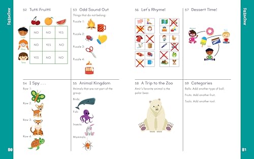 Logic Puzzles for Clever Kids: Fun brain games for ages 4 & up