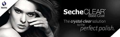 Seche Clear Professional Kit, Crystal Clear Base Coat for Nail Polish, 16 oz & 4 Packs of 0.5 oz Refill