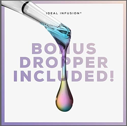 Ideal Infusion B-Bomb Lush Biotin Liquid Spray: Organic Lavender Vanilla - 5000mcg, Hair Growth Vitamin for Thickness and Volume - Skin Health, Stronger Nails, Keto, Vegan