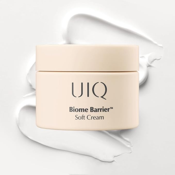 UIQ Biome Barrier Soft Cream, 100 hours lasting hydration, Moisturzing, Fragrance-Free, Skinbarrier Repair, Korean Skin care for Glass Skin, Non-Sticky, Korean skincare, 2.02 fl. oz. (60ml)