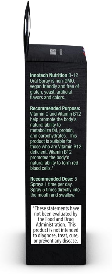 INNOTECH Nutrition: Vitamin B-12 Oral Spray - 25ml