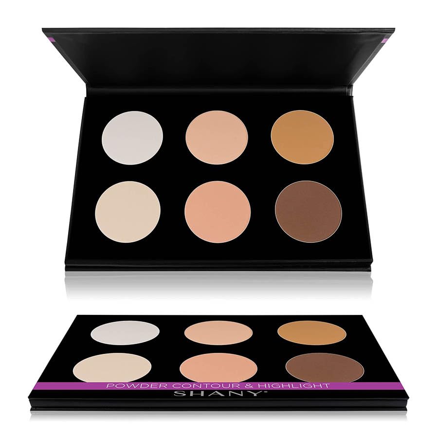 SHANY Powder Contour & Highlighter Sculpting Palette - Layer 3 - Refill for the 6 Layer Mini Masterpiece Collection Makeup Set
