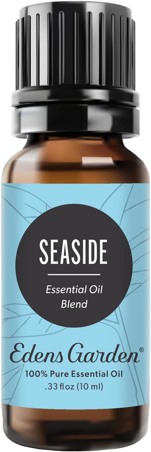 Edens Garden Seaside Essential Oil Blend- 100% Pure Premium Grade, Undiluted, Natural, Therapeutic, Aromatherapy, The Best for Diffusing, Candle, Laundry, Humidifiers 10 ml (.33 fl oz)