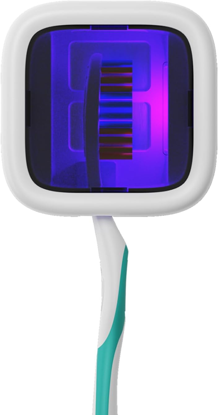 StarWin UV Toothbrush Cleaner Case, Portable Tooth Brush Cover, Holder, and Travel Case for Toothbrushes, White