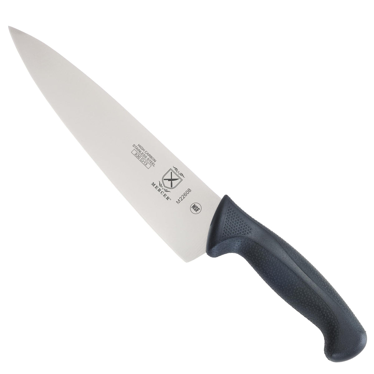 Mercer Culinary M22508 Millennia Black Handle, 8-Inch Wavy Edge, Bread Knife