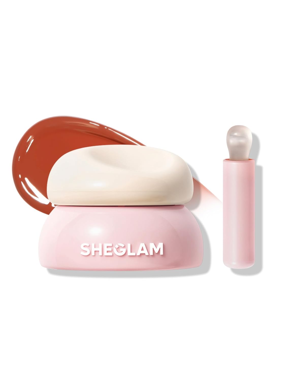 SHEGLAM Hydra Jelly Pocket Lip Jam Hydrating Nourishing Lip Gloss Moisturizing Lip Makeup-Apricot Pop