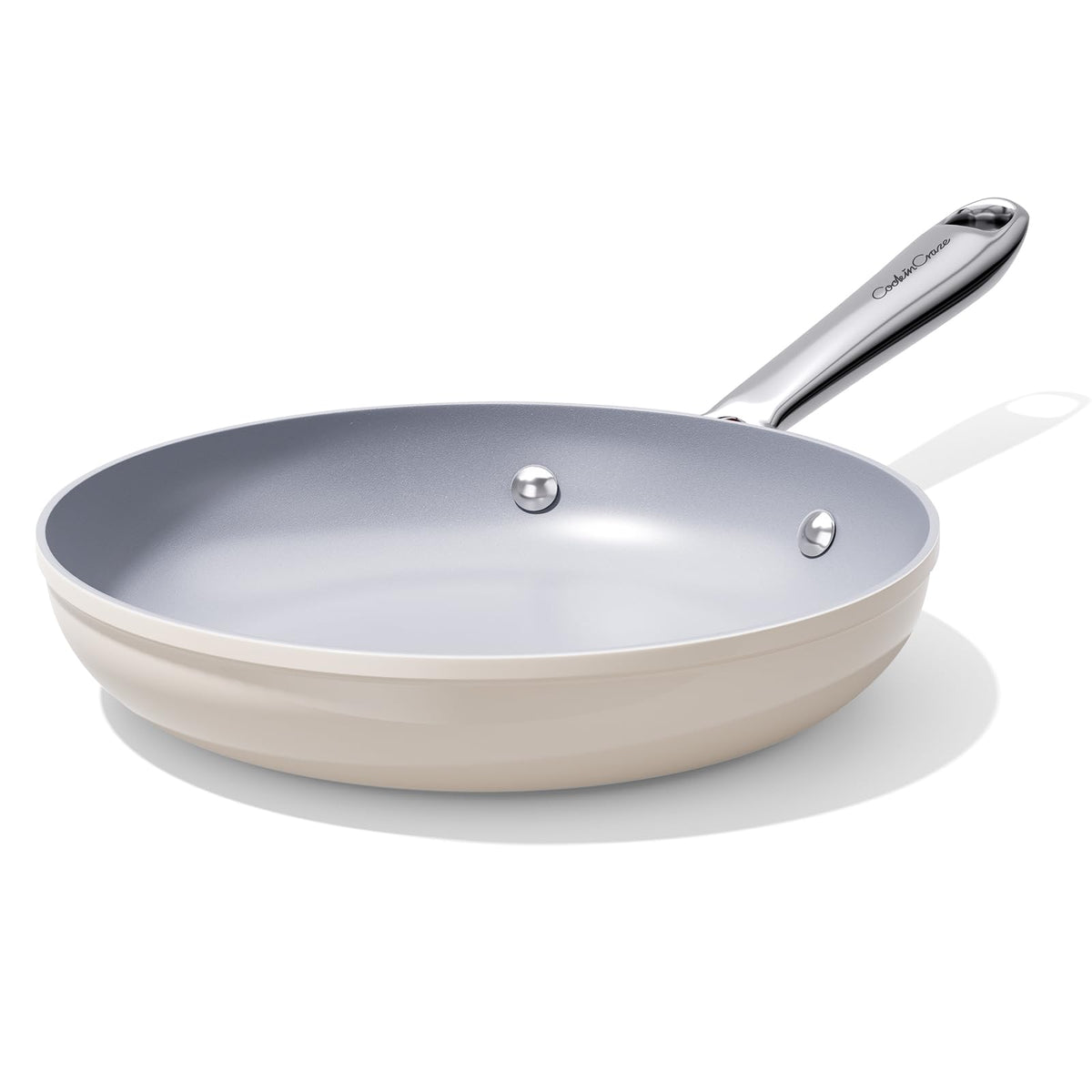 CookinCraze Premium Ceramic Frying Pan, 10 Inch Nonstick Skillet
