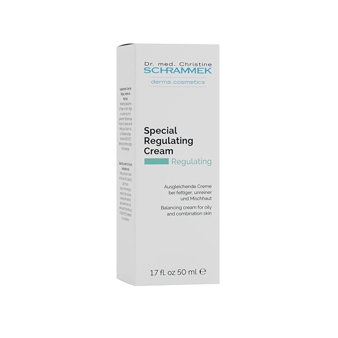 Schrammek Special Regulating Cream (1.7 fl oz) - For Oily & Mixed Skin - Aloe Vera & Vitamin E - Face Moisturizer & Face Cream - Skin Care - Dr