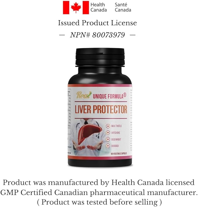 Unique Formula® Liver Support Supplement, Herbal Liver Detox with Milk Thistle, Artichoke Leaf, Buckwheat Sprouted, Methionine, Curcumin, Betaine, Plant-Based (90 Capsules)