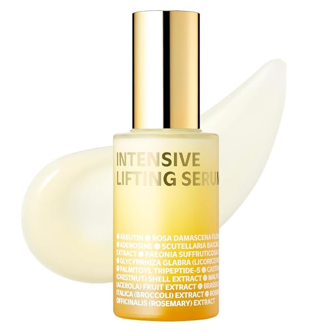 ISOI Intensive Lifting Serum, Premium Hydrating Serum for Skin Elasticity & Firmness, Instant Face Lift, Daily Care for Face & Neck, Korean Skin Care (1.18 fl. oz, 35ml)