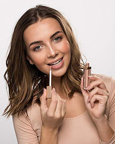 Sara Happ Nude Slip Luxe Gloss - High-Impact Shine & Long-Lasting Wear, Nourish, Hydrate, and Heal Your Lips, 0.21 fl. oz.