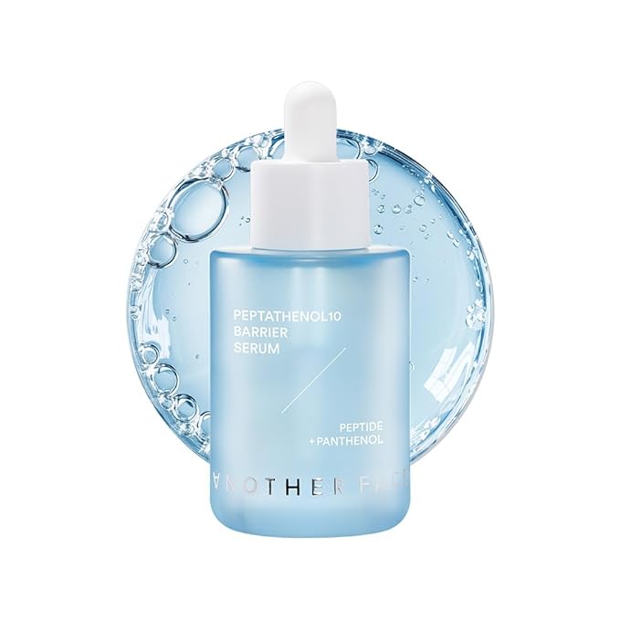 ANOTHER FACE PEPTATHENOL10™ BARRIER SERUM 1.35 Fl. Oz. | Multi Peptide for face, Total Package Serum, Glowing & Firming for Skin Barrier, Soothing & Calming, Hydrating, Vegan, Korean Skin Care