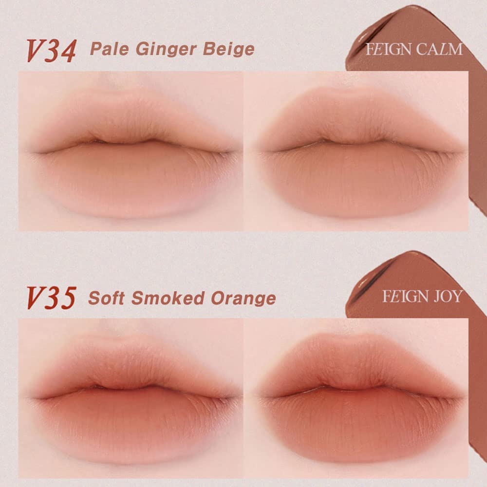 BBIA Last Velvet Tint - Soft & Creamy Matte Finish Lip Stain, Blur Effect with Velvety Texture, Long-Lasting, High Pigment, Lightweight, Non-Drying, Vegan, Korean Lip Makeup (V37 FEIGN UNMOVED)