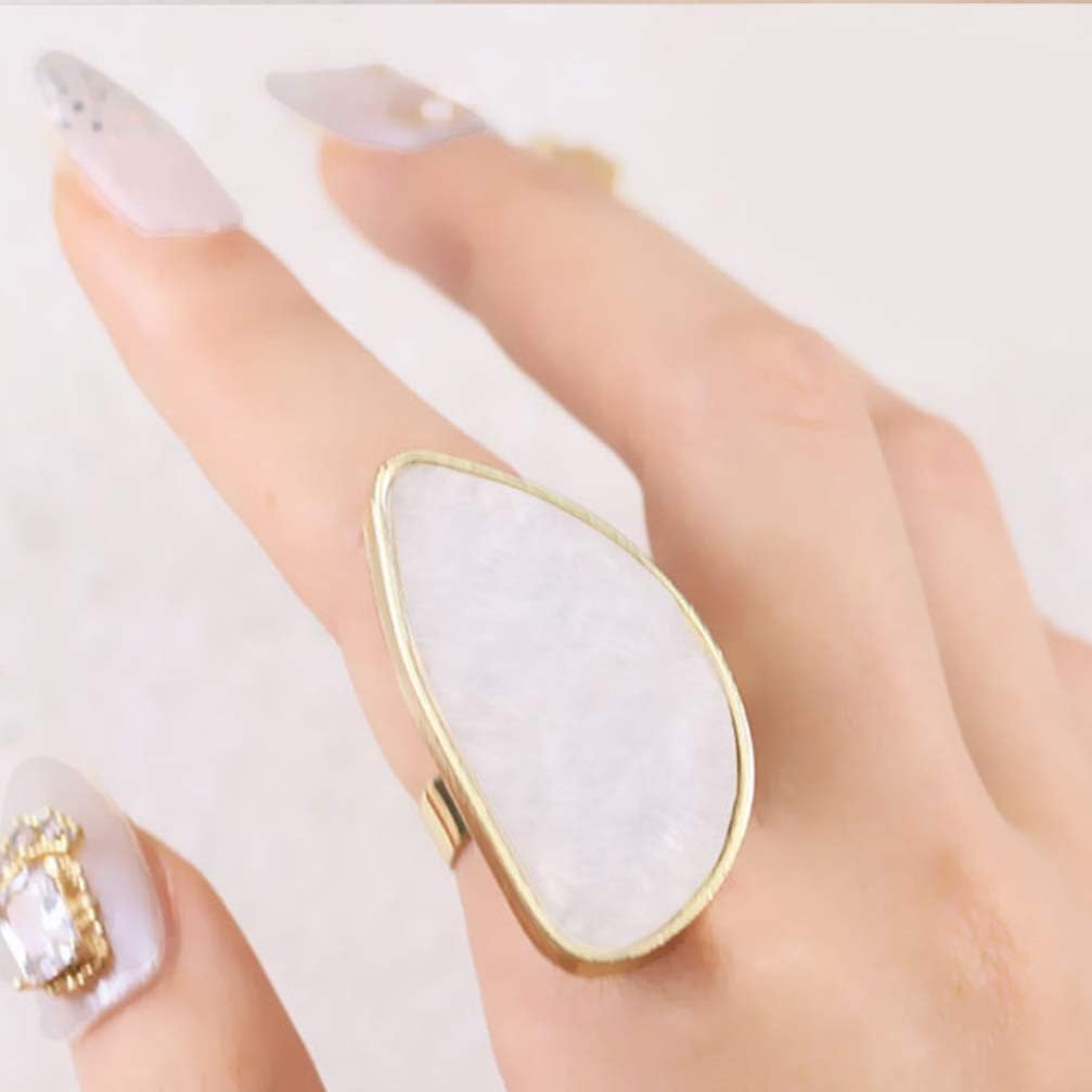 4pcs Ring Palette Nail Art Palette Blending Palette Pigment Palette Lip Color Palette Foundation Palette Rings Tools Manicure Palette Color Display Plate Mix Decorate Nail Set