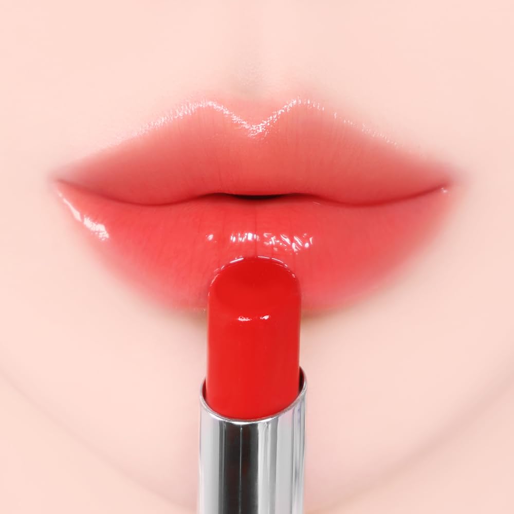 YNM Candy Gloss Balm (02 PINK SUNSET, 3g) (+9 colors) K-beauty, Tinted, Color Lipstick Balm, Glossy, Moisture, korean, Non-Sticky and Long-lasting