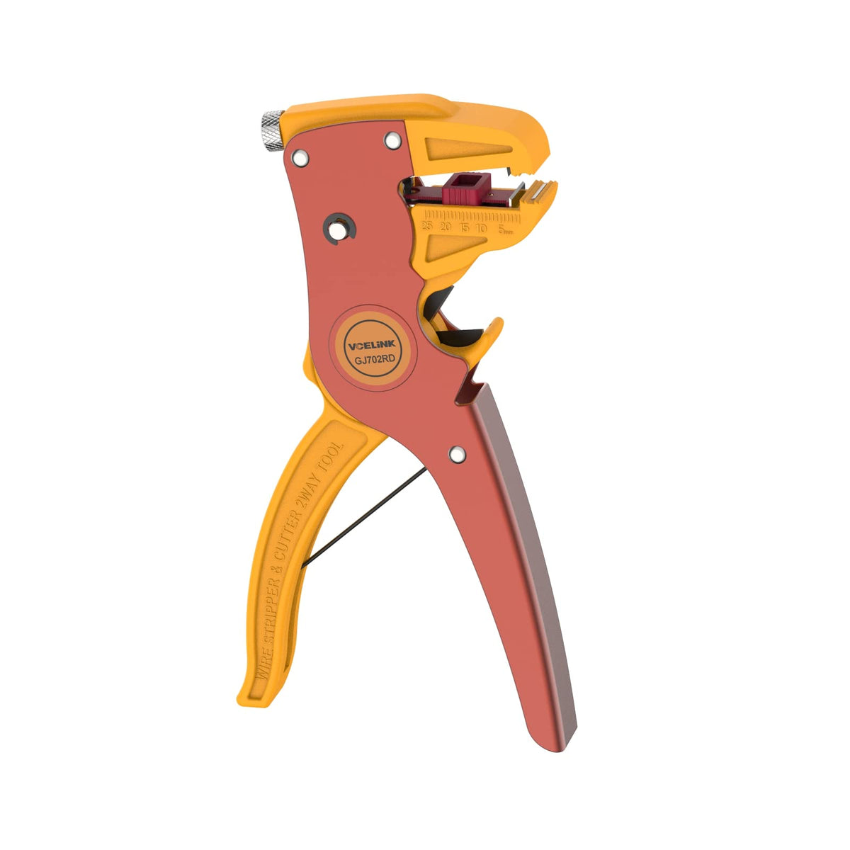 VCELINK Wire Stripper and Cutter, Professional Quick Strip Automatic Wire Stripper, 2 in 1 Adjustable Electrical Cable Wire Stripping Tool&Eagle Nose Self-Adjusting Wire Pliers (7-Inch)