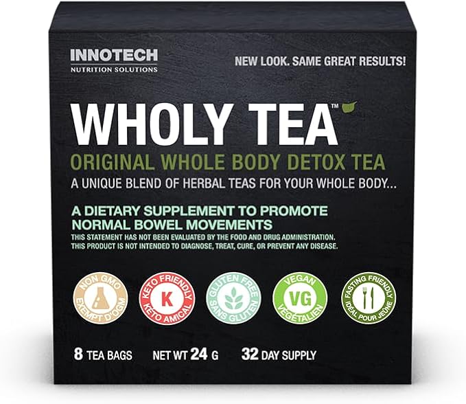 INNOTECH Nutrition: Wholy Tea Original - 8 Count (1 Month Supply)