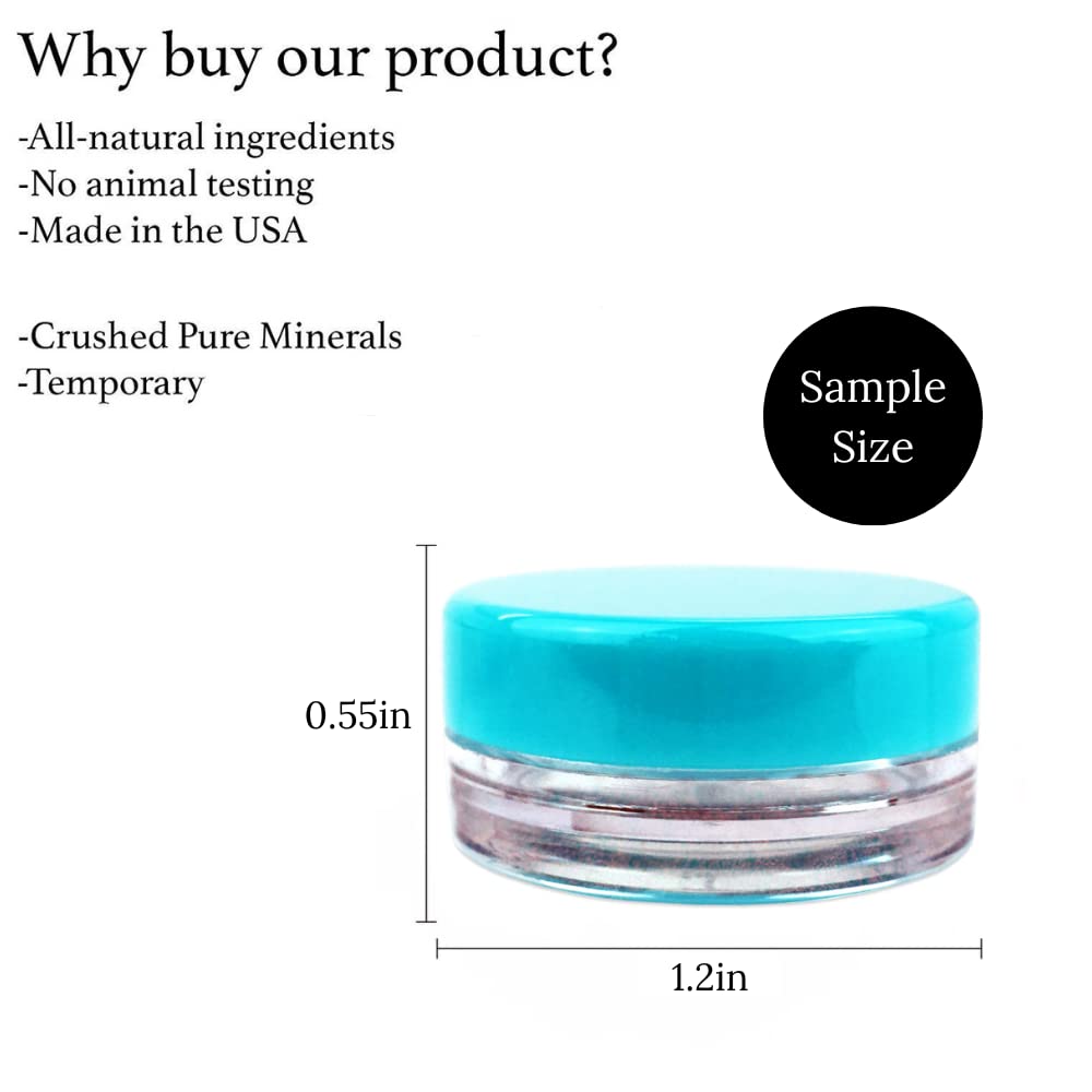 Hair Root Touch Up Powder - 11 Root Concealer Shades - Zero Fragrance, Talc or Parabens - Hairline Powder by NuBeauti (Sample Size, Brick Red)
