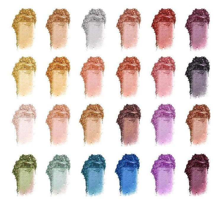 24 Shade Eyeshadow Palette - Festive Luxury Vibrant Bold Full-Color Pigment Long Lasting Matte Shimmer Eye shadow Palette (Marrakech)