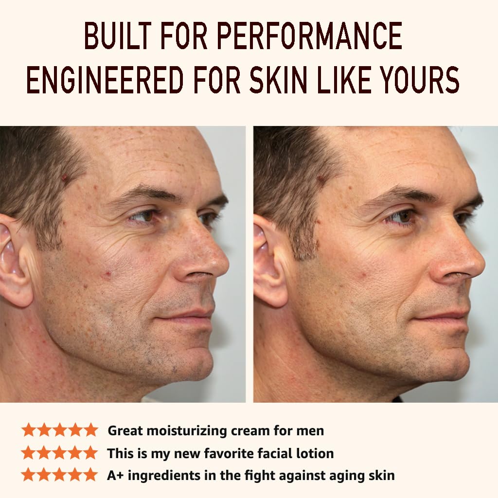 Men’s Anti-Aging Cream for Face and Neck | Male Anti Wrinkles Cream for Face and Neck