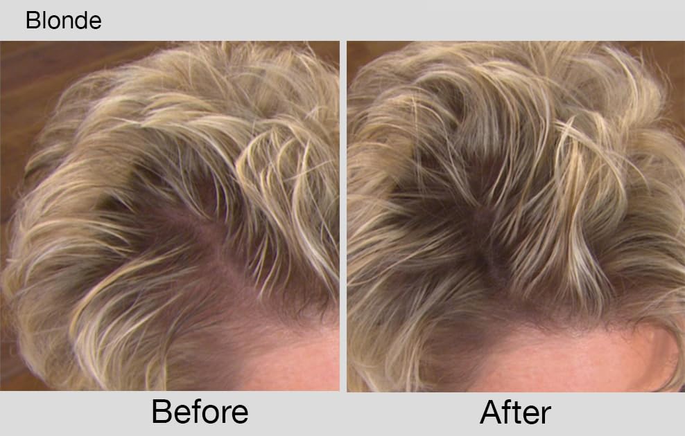 Joan Rivers Great Hair Day Root Touch Up Powder – Fill-in Powder for Thicker, Fuller Looking Hair (Blonde)