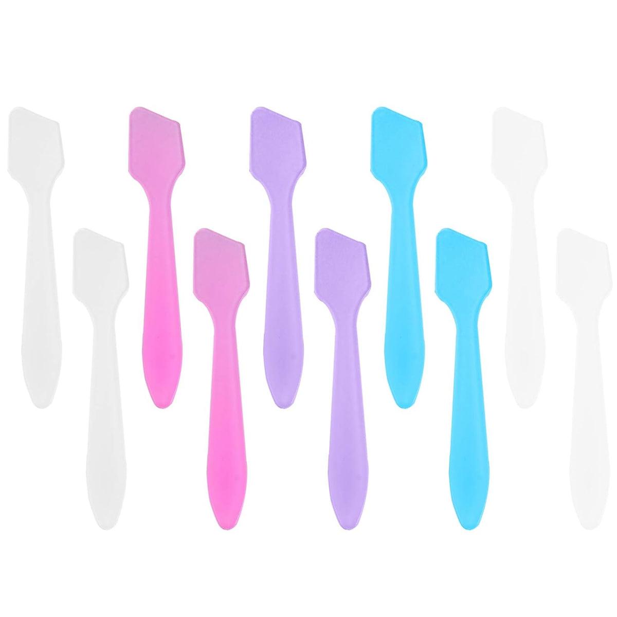 Beaupretty Cosmetic Spatula Stick 150pcs Cosmetic Spatula Plastic Stir Stick Makeup Skin Care Facial Cream Spatula Mud Stirring Rods for Mixing Resin Epoxy Cosmetic Paints DIY Crafts Making