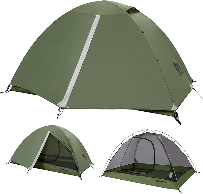 1/2 Person Backpacking Tent for Camping - Ultralight & Waterproof Outdoor Camping Tent, Easy Set Up Compact Tent for 3 Season, Lightweight Tents for Hiking by Underwood Aggregator