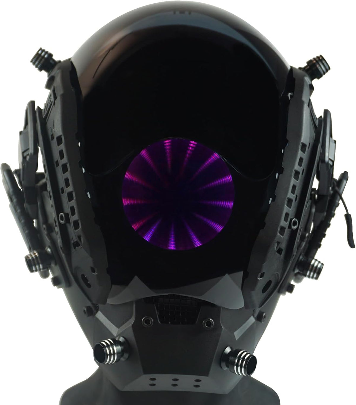 Punk LED Mask, Eye of the Abyss Design, Futuristic Mask Helmet, Perfect for Halloween Party, Cosplay