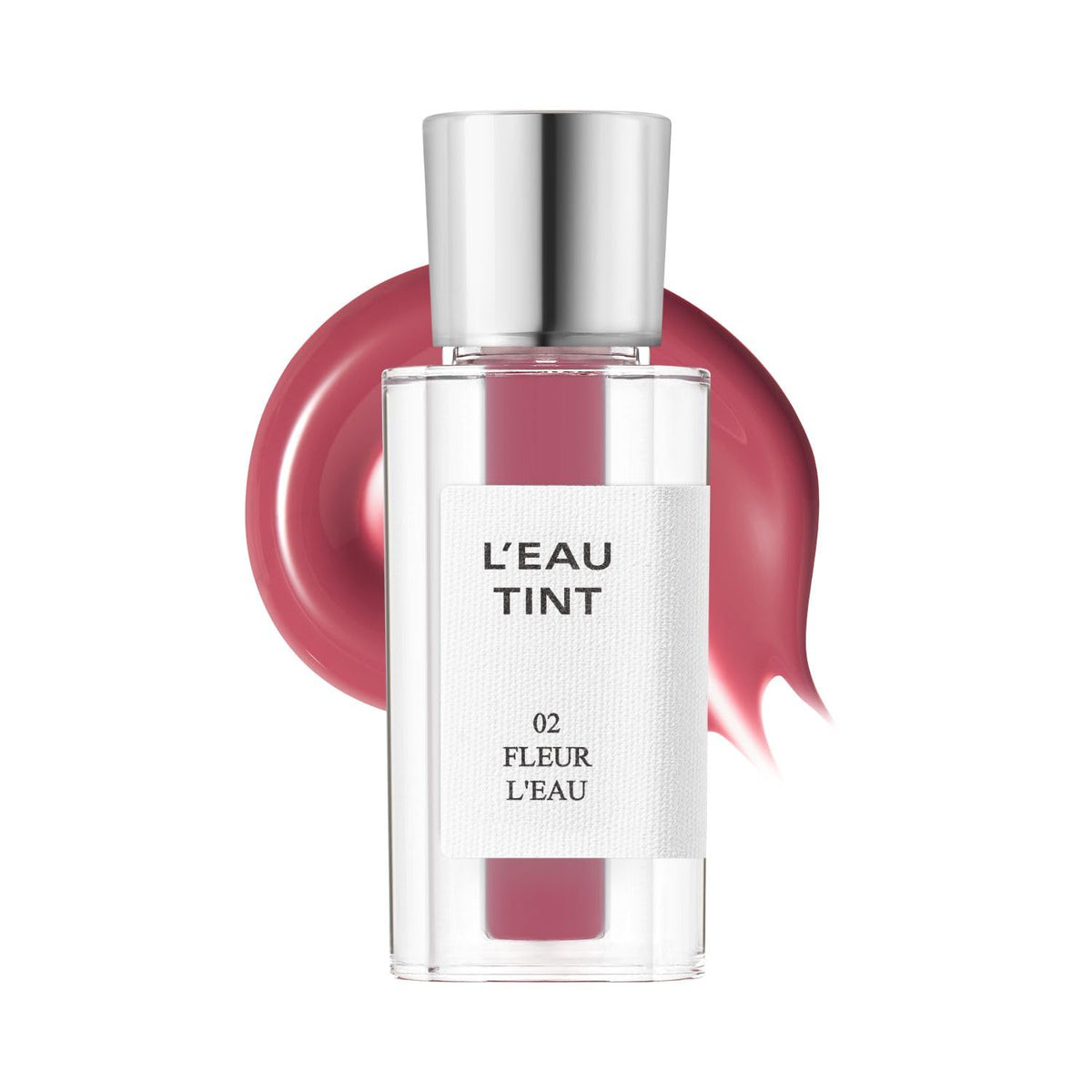 BBIA L’EAU Tint – Glossy & Glow Lip Stain, Watery Lip Tint, Non-Sticky, High Shine Finish, Long-lasting, Moisturizing, Lightweight, Natural, Daily Use, Vegan, Korean Lip Makeup (02 FLEUR L'EAU - MINI)