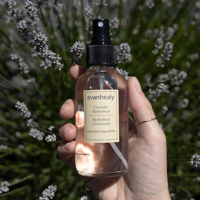 evanhealy Lavender HydroSoul | Copper Distilled Hydrosol | Calms Redness, Soothes Irritated Reactive Skin | Organic Lavender Facial Tonic | Calming Face Toner