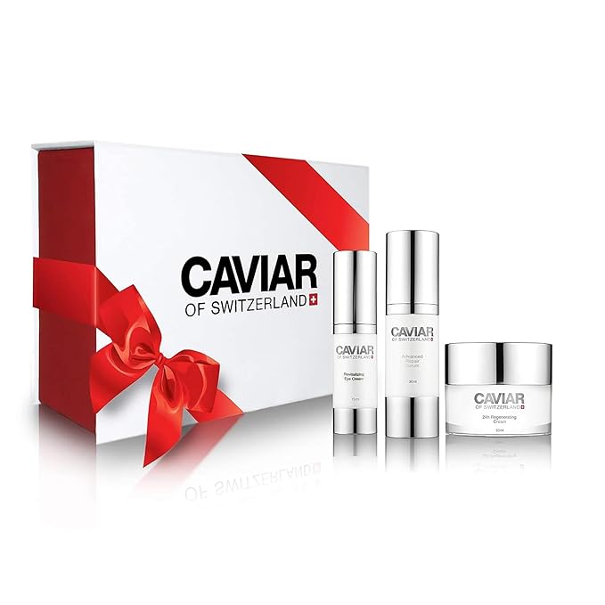 Caviar Face Moisturizer Regenerate Cream - Anti Aging Cream for Aging Spots, Facial Treatment with Hyaluronic Acid & Resveratrol, Facial Moisturizer for Any Type of Skin | (1.6 Oz) (Beauty Box)