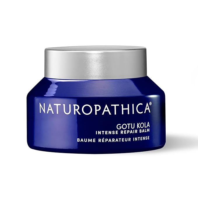 Naturopathica Gotu Kola Intense Repair Balm, Daily Facial Moisturizer for Skin Barrier Repair, Hydrating Face Cream to Help Reduce Redness, 2.8 oz