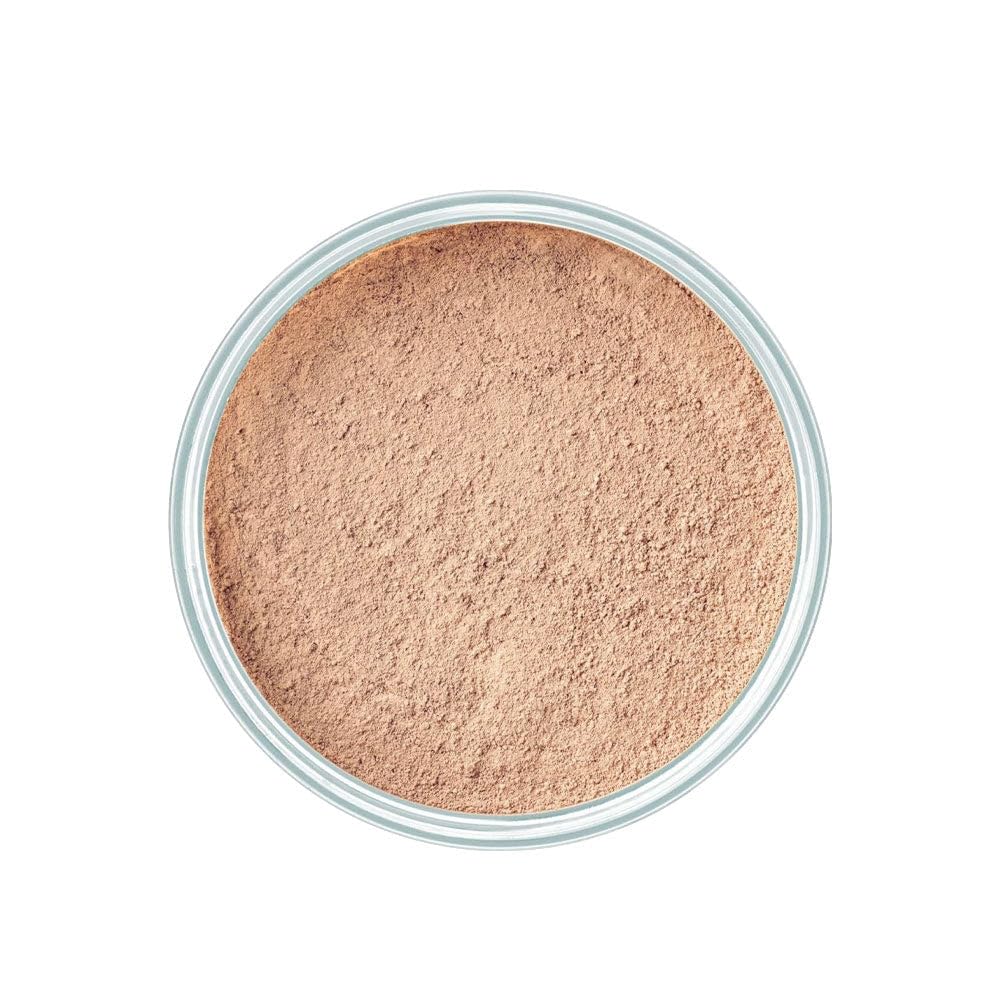 ARTDECO Mineral Powder Foundation - natural beige – loose setting powder for a smooth finish - medium coverage - perfect for sensitive & oily skin - makeup with zinc & magnesium - vegan-0.53 Oz