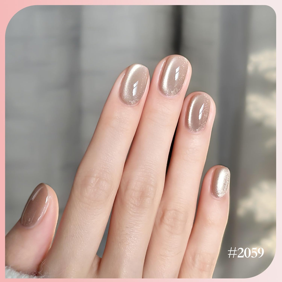 GAOY Forest Sunset Cat Eye Gel Nail Polish Set with Magnet for Holographic Cat Eye, Salon Gel Manicure and Nail Art DIY at Home