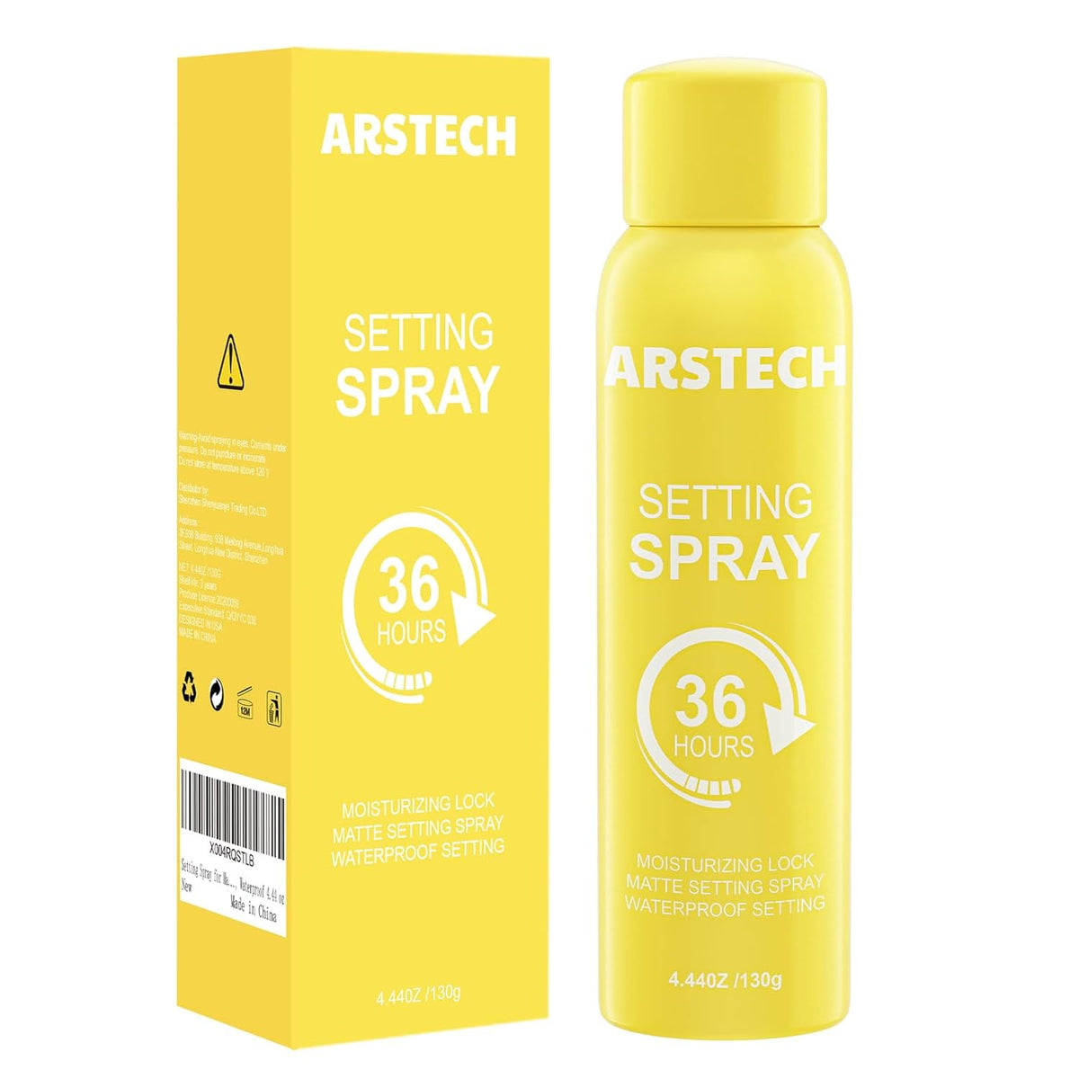 Setting Spray for Makeup Long Lasting for up to 36HR Wear Vitamin C Ultra-Fine Face Mist Dewy Hydrating & Soothing Finishing Spray for Make Up Fixing Spray All-Day Fresh Look 4.44 oz