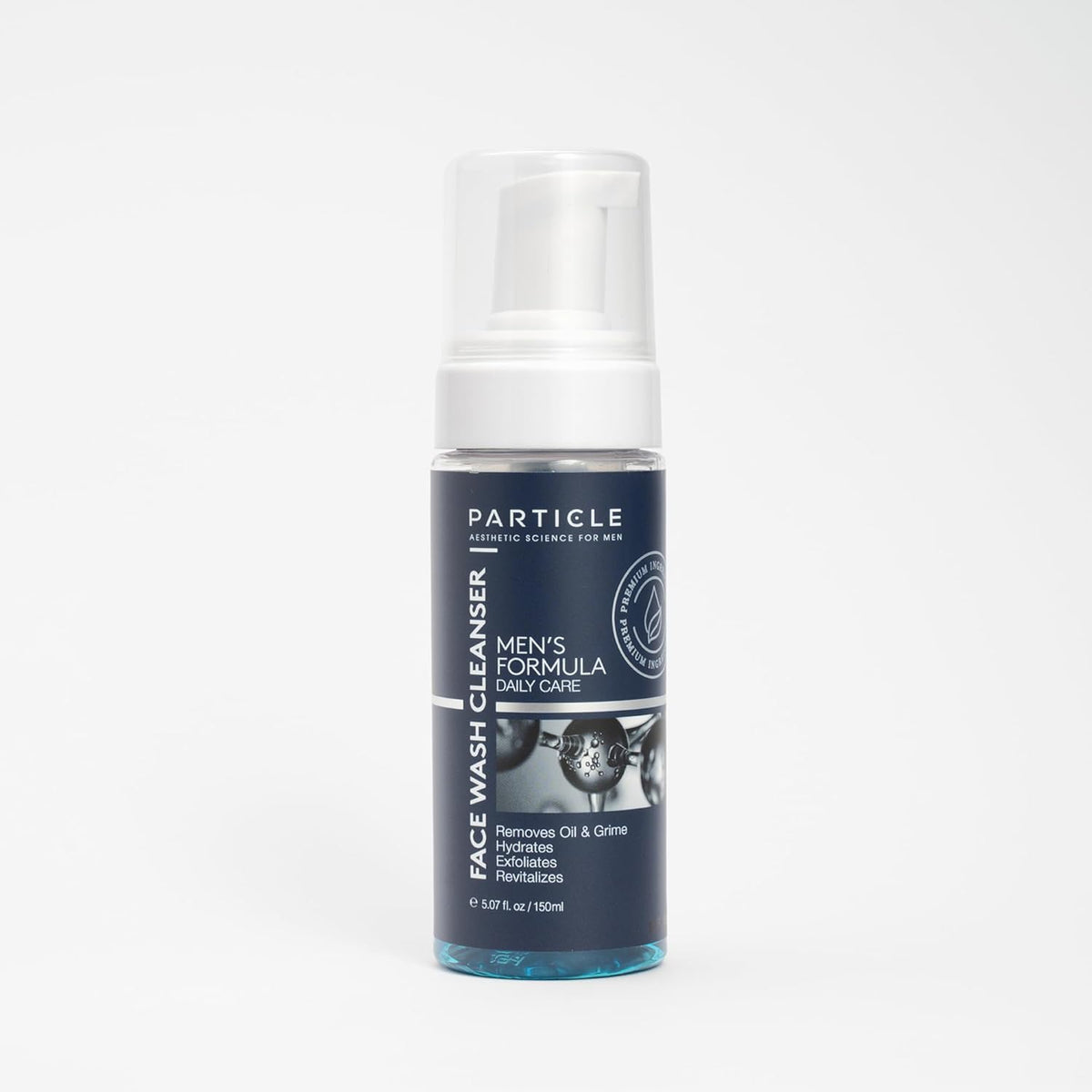 Particle Mens Face Wash - Anti Aging Face Cleanser for Men (5.07 Oz) - Daily Moisturizing Face Wash for Men - Revitalizes, Hydrates & Soothes, All Skin Types & All Ages