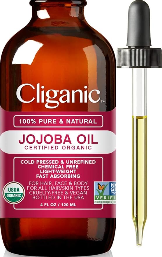 Cliganic Face Oil Trio: Jojoba, Rosehip & Vitamin E Oil