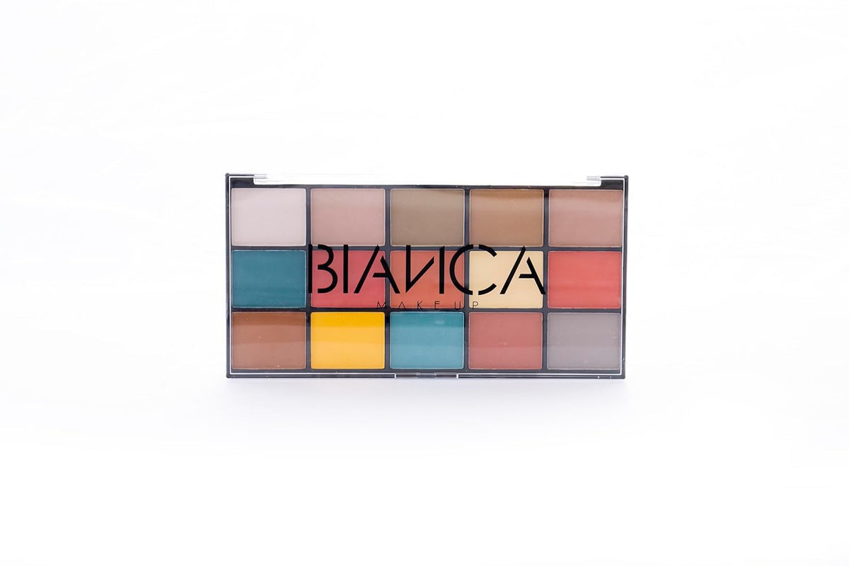 15 Colors Eyeshadow Palette | Versatile Range for Unlimited Eye Looks. (Vintage)