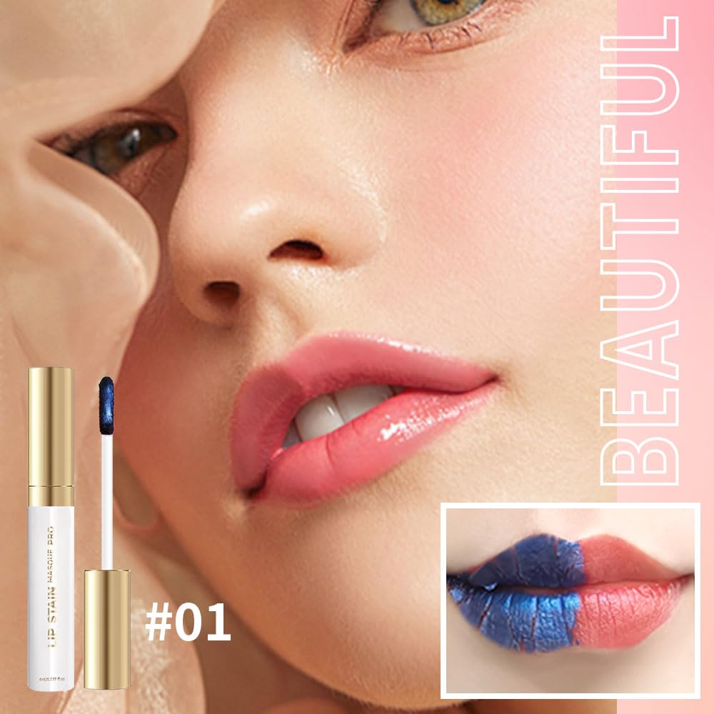 Lip Stain - Wipe-Off & Peel Off Lip Color | Waterproof, Long Lasting, Transfer-Resistant, Smudge-Proof Lip Tint | Easy Wipe Finish, High Pigment | All-Day Vibrant Kiss-Proof Lip Stain, Warm Terracotta