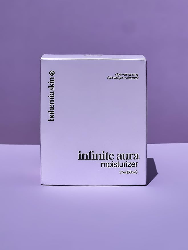 Infinite Aura Face Moisturizer, Hydrating Ceramide & Hyaluronic Acid Cream with Copper Peptide (GHK-Cu) & Vitamin C, Barrier-Repair for Dry/Sensitive Skin, 1.7 oz