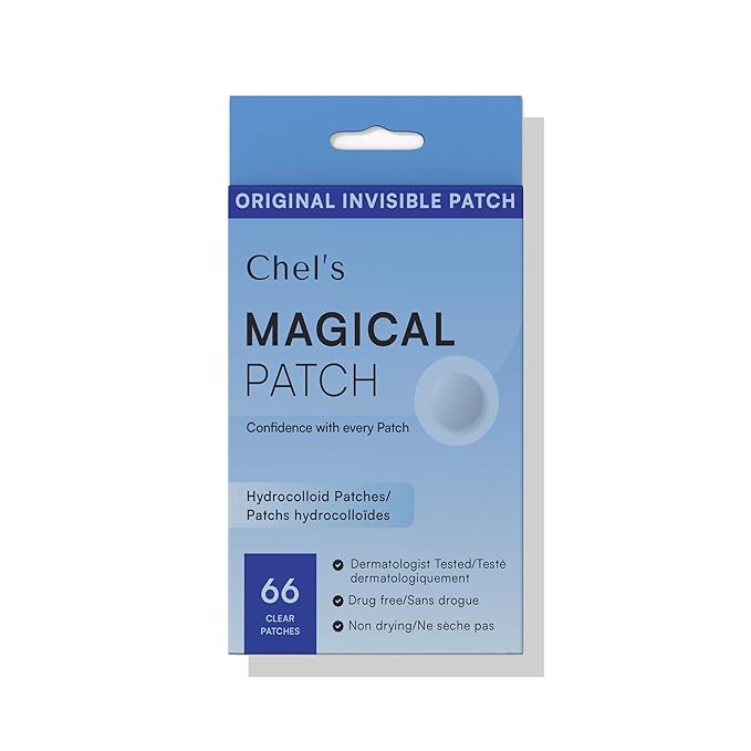 Chel's Magical Cosmetic Acne Pimple Patches | 66 Hydrocolloid Patches for Acne & Zit Treatment | Invisible Spot Cover for Blemishes & Breakouts | Korean Skincare, Safe for Sensitive & Acne-Prone Skin