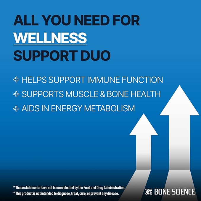 Dr's Grow UP AM & PM - Daily Nutritional Support for Bone & Joint Health - 90 Capsules & 90 Tablets